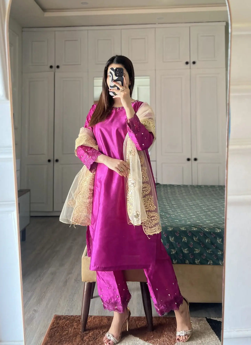 Roshan Gul – Handworked 3 Pc