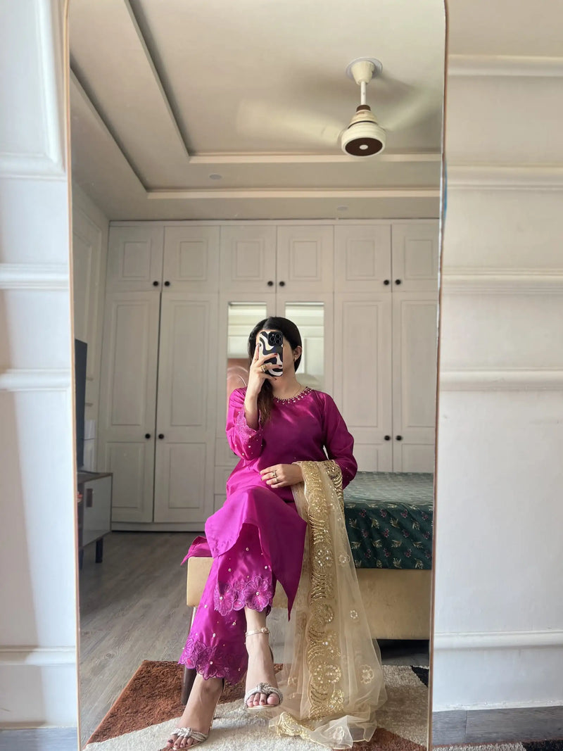 Roshan Gul – Handworked 3 Pc