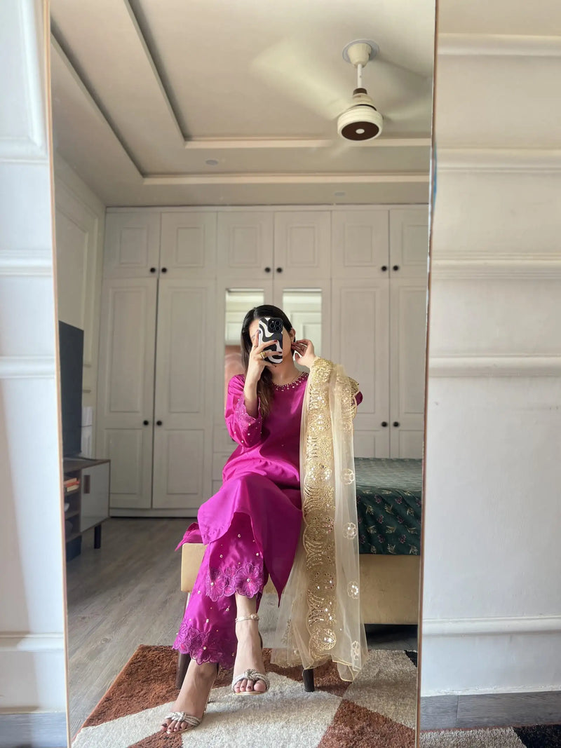 Roshan Gul – Handworked 3 Pc